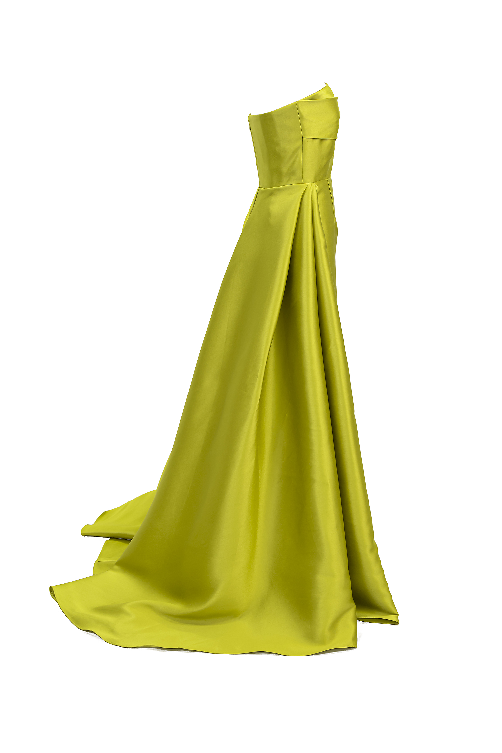 Solace London］Trina ミニドレス-ライムグリーン/イエローをレンタル